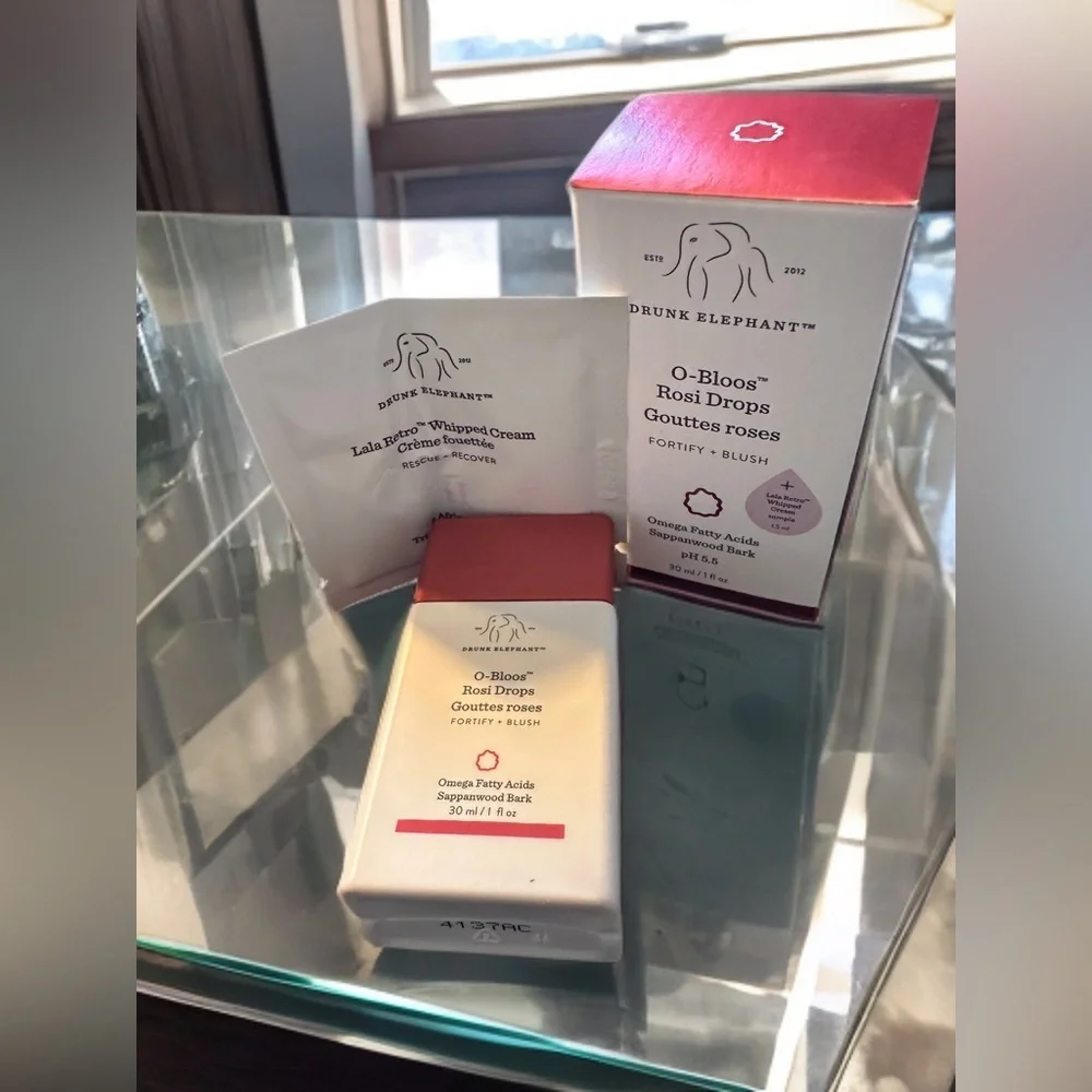 NIB Drunk Elephant Bloos Rosi Drops with Vitamin F 30 ml/1 fl oz‎